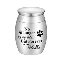XIUDA paw-print urn cap—delicate keepsake for cherished pet memories.