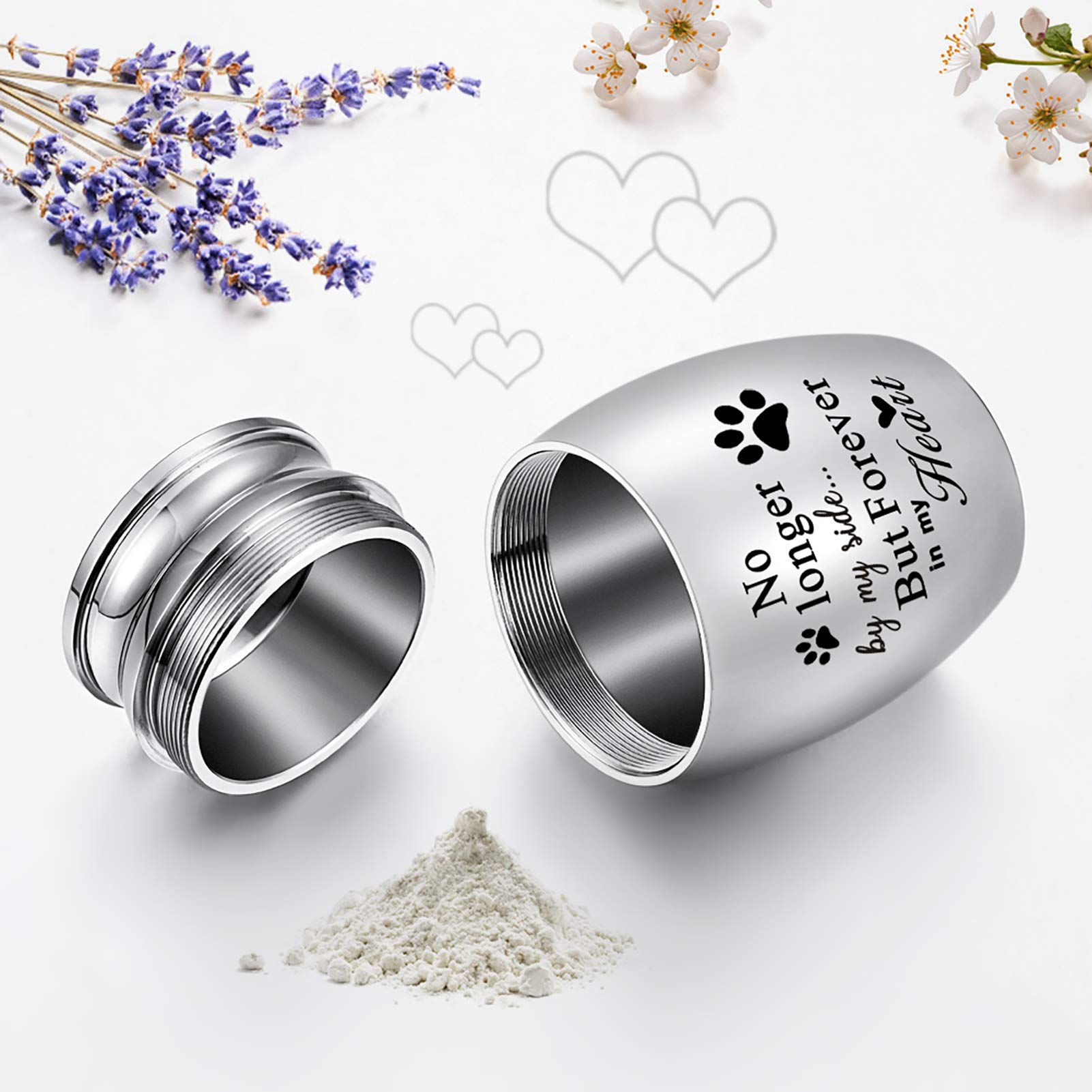 XIUDA thread-sealed pet urn ensuring secure storage of ashes or tokens.