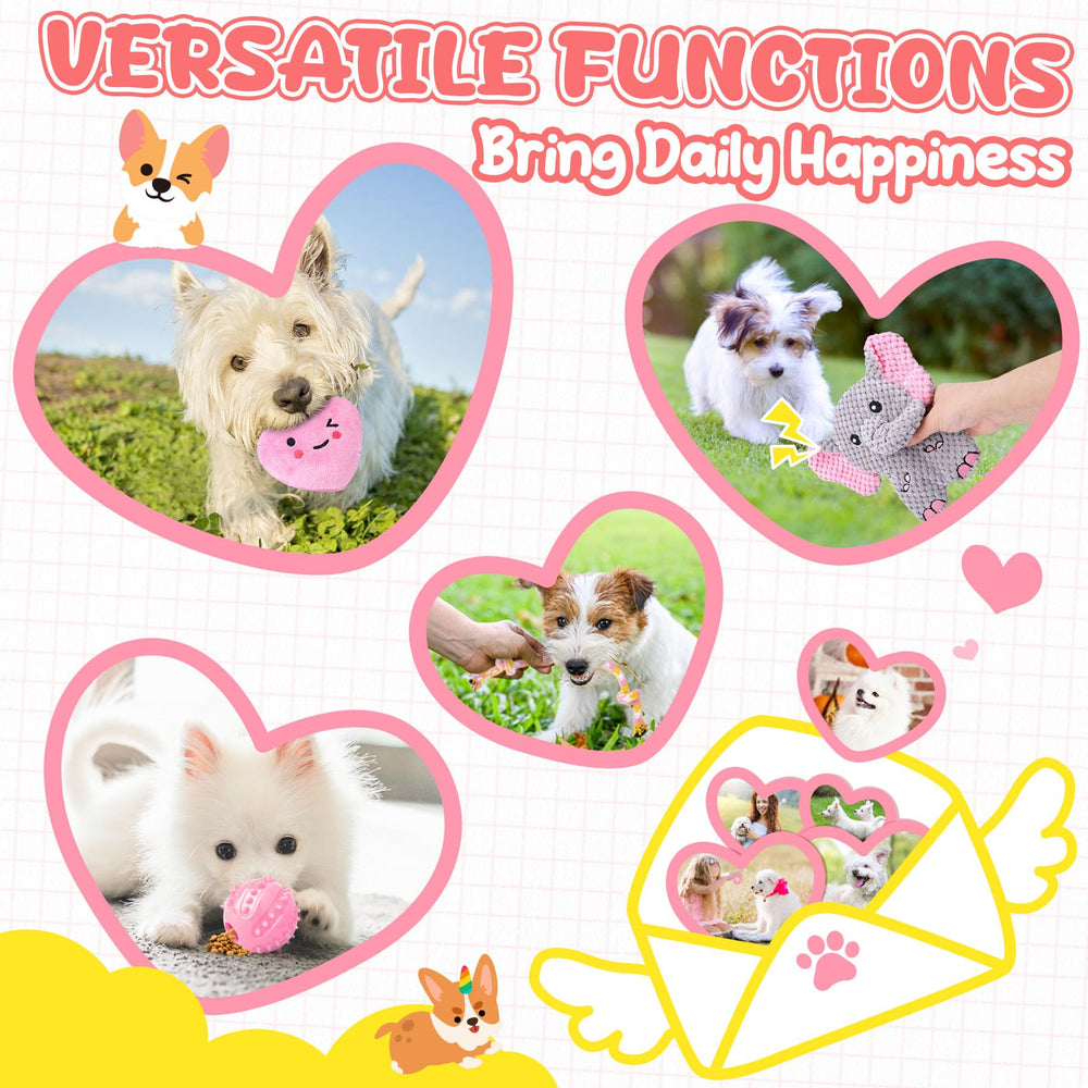 XIUGOAL extras dog bags for convenient cleanup after playtime.