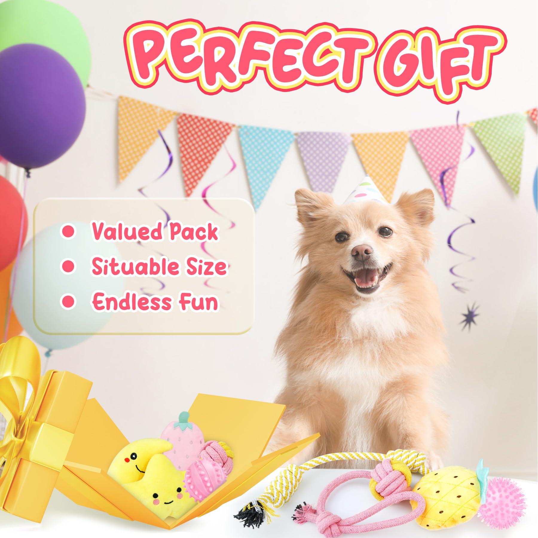 XIUGOAL pink dog toy dispenser close-up shows design and easy access