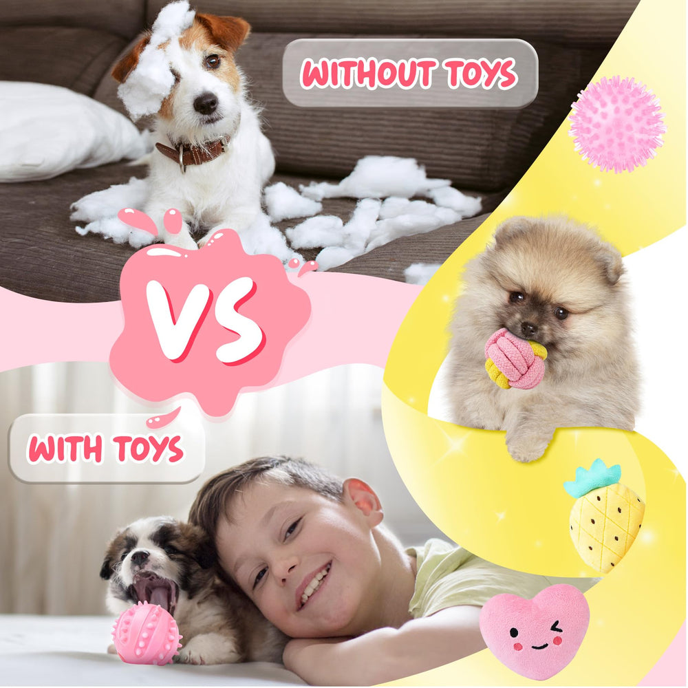 XIUGOAL rubber chew toys puppy support teething comfort and gum massage