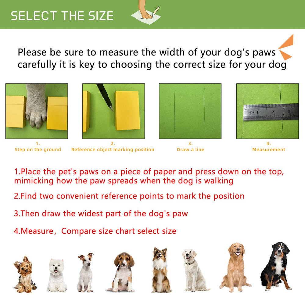 Xiugou Care dog shoes show non-slip sole for safe indoor traction.
