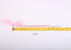 XKSRWE dog-cat-pearls-necklace-pink-adjustable-clasp ensures easy wearing.