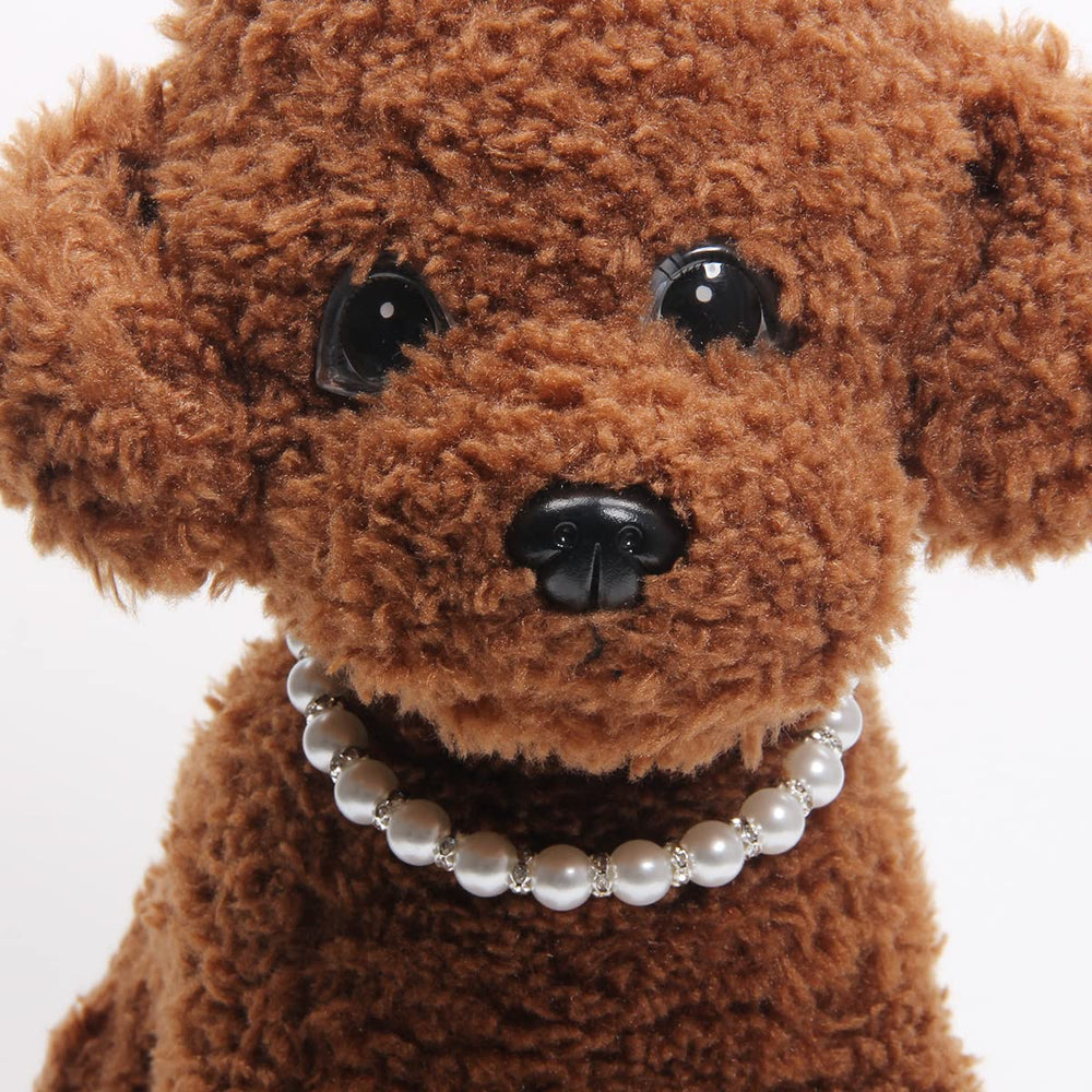 XKSRWE pearl-diamonds-dog-collar-white shows a refined shimmer for festive looks.