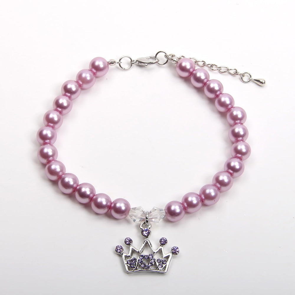 XKSRWE purple color pet necklace for cats and small dogs