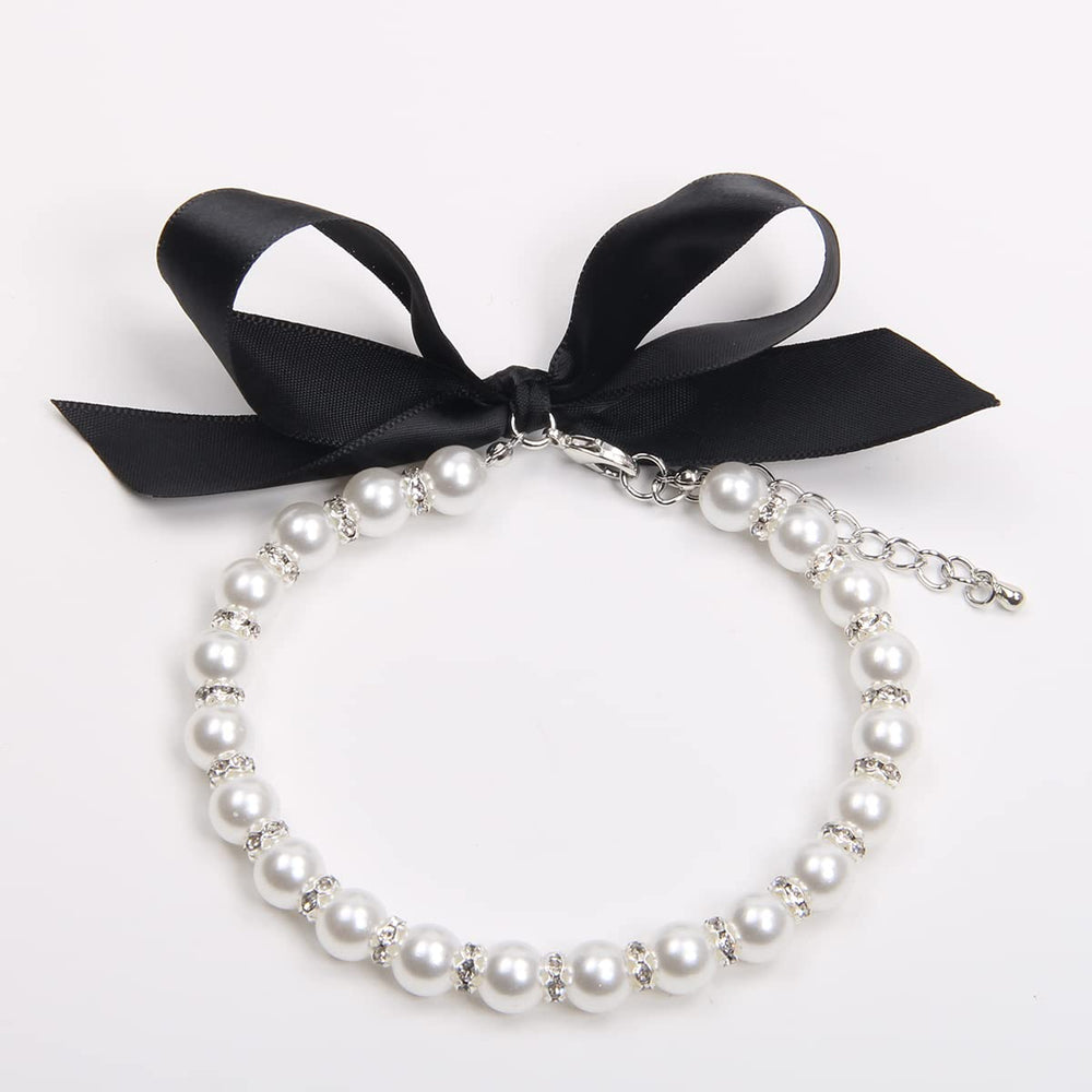 XKSRWE white-pet-jewelry-fashion-bling elevates everyday outings with charm.