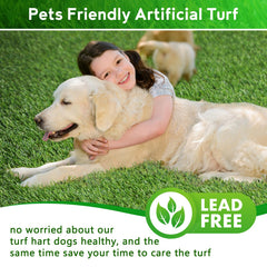 XLX TURF drainage system visible, quick drying for mess-free potty moments.