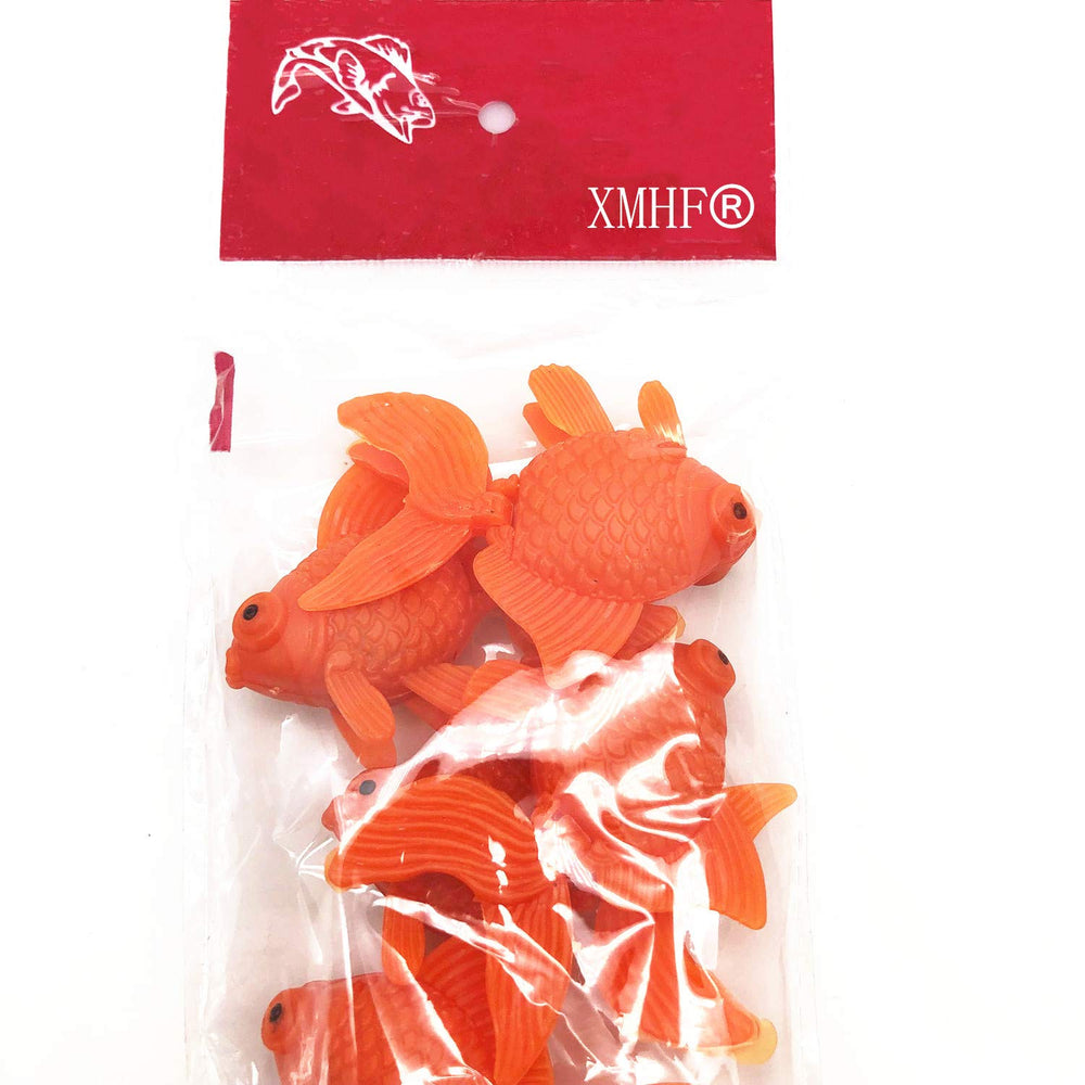 XMHF orange fish decor shows natural-looking aquatic life vibe