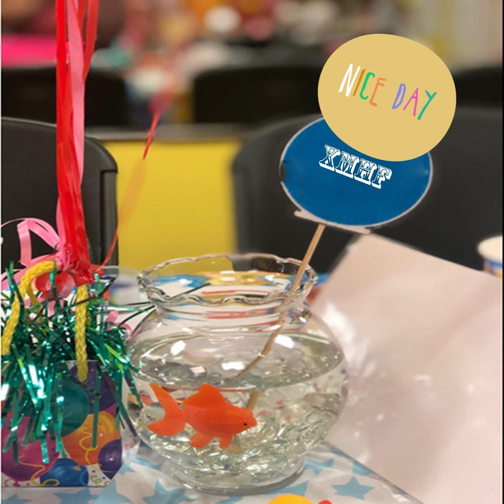 XMHF water-safe orange fish decor adds color without impacting water quality