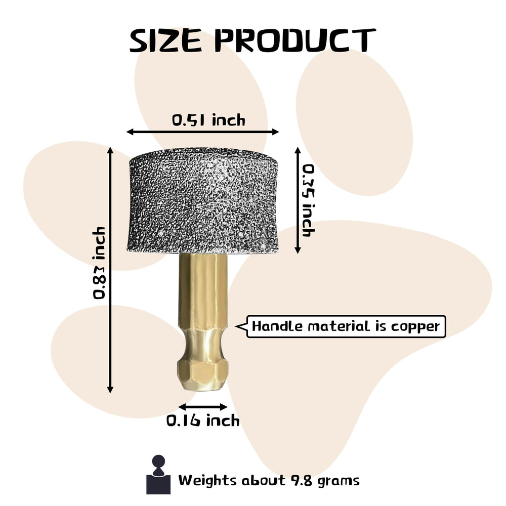 Xokipol dog nail care tool—versatile for polishing nails, cleaning, and detail work.