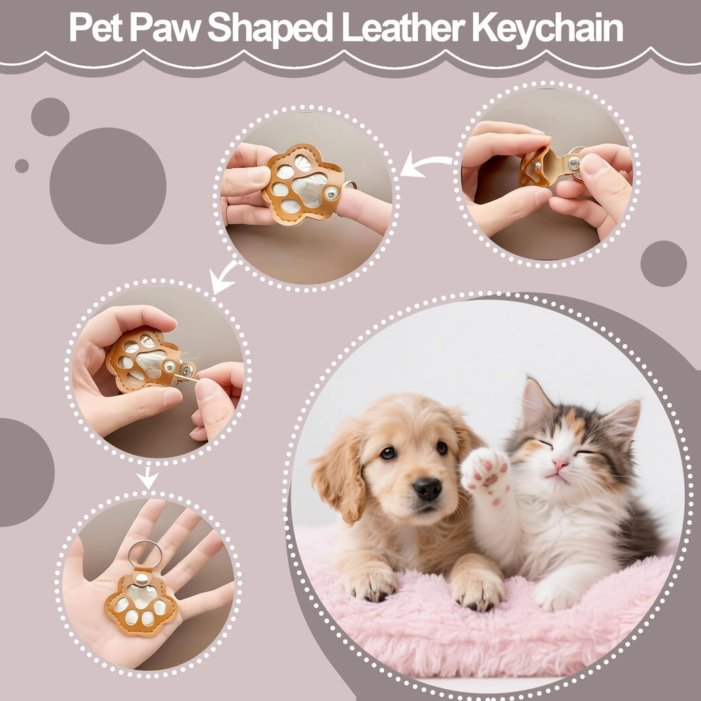 Xoprmey dog cat paw design adds charm to bag and keys
