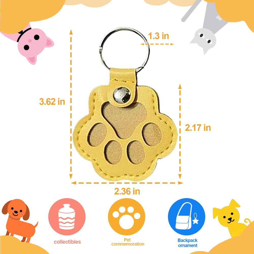 Xoprmey pet hair keepsake compartment stores fur for remembrance