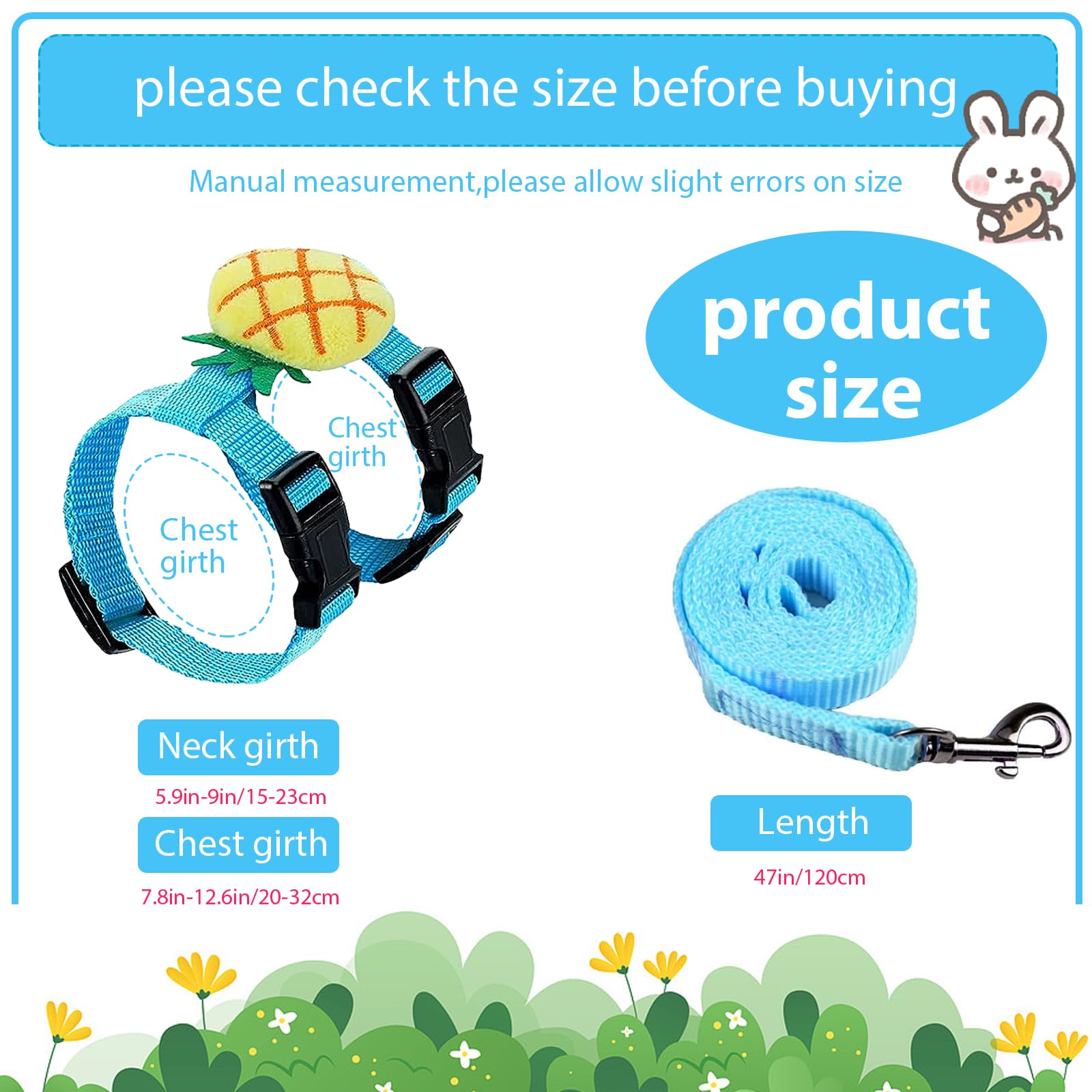 XPAPOV harness decoration carrot adds playful flair to outings