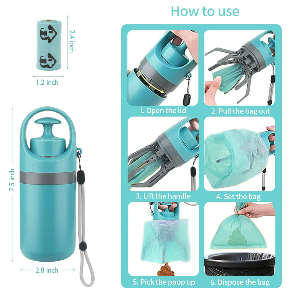 XPAPOV built-in bag dispenser provides ready bags on demand