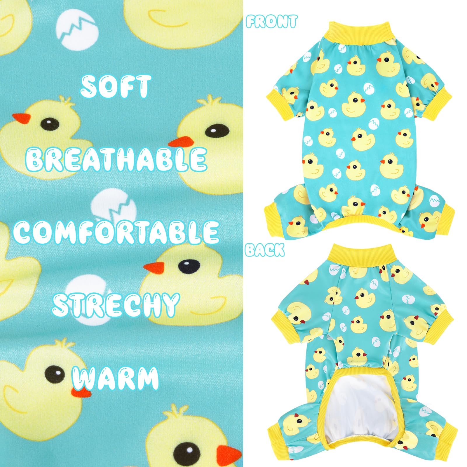 XPUDAC Christmas-ready dog pajamas add festive style to outings.