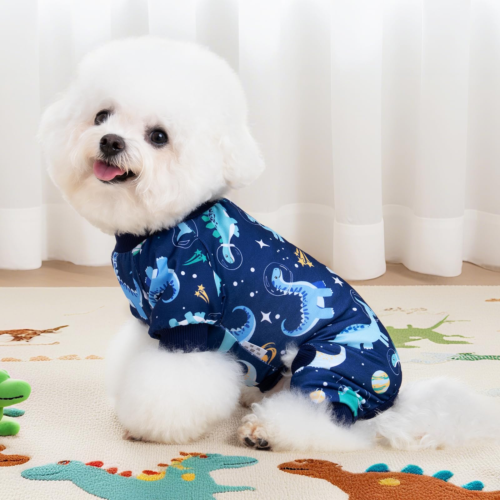 XPUDAC dog pajamas with cute animal pattern for stylish lounging