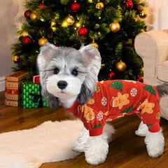 XPUDAC dog pajamas plaid pattern multi for stylish seasonal layering