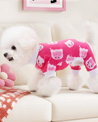 XPUDAC dog pajamas worn during sleep or walks demonstrates everyday comfort.
