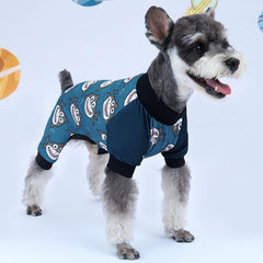 XPUDAC pullover-open-belly pajamas simplify potty breaks for small dogs.