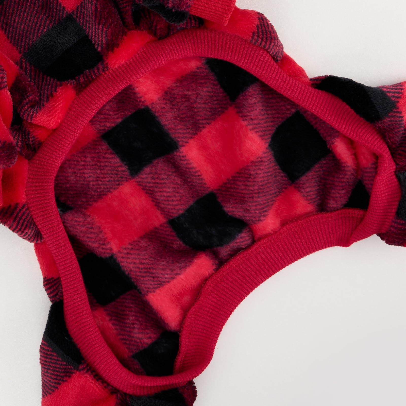 XPUDAC dog plaid pajama set ideal for photos, parties, and everyday warmth.