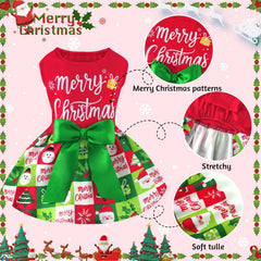 XPUDAC pet costume Christmas ensemble, creates adorable holiday memories.