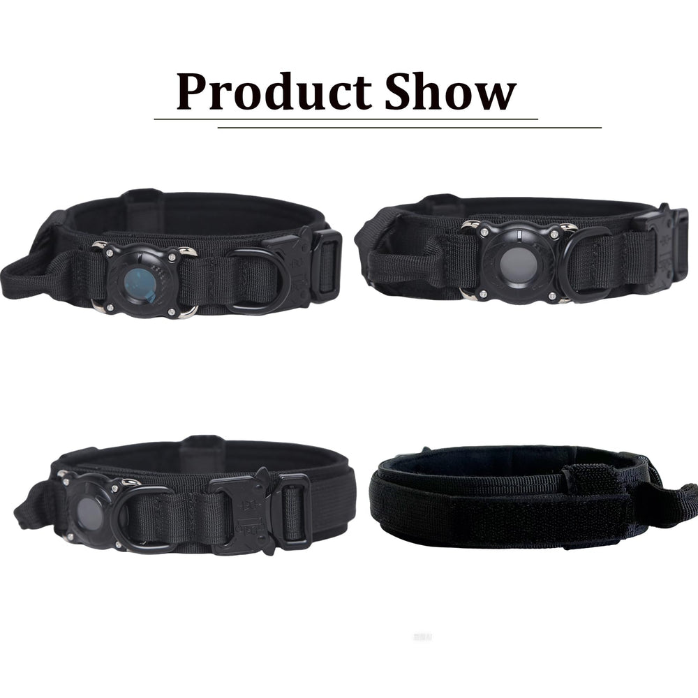 Xqpetlihai AirTag holder dog collar secures Airtag with dustproof protection