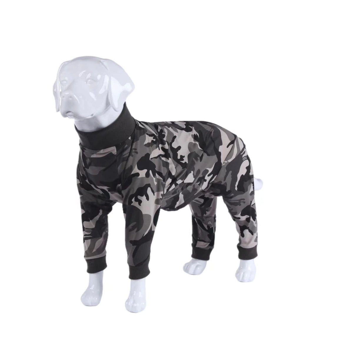 Xqpetlihai dog onesie recovery suit in soft modal fabric offers breathable comfort during recovery.