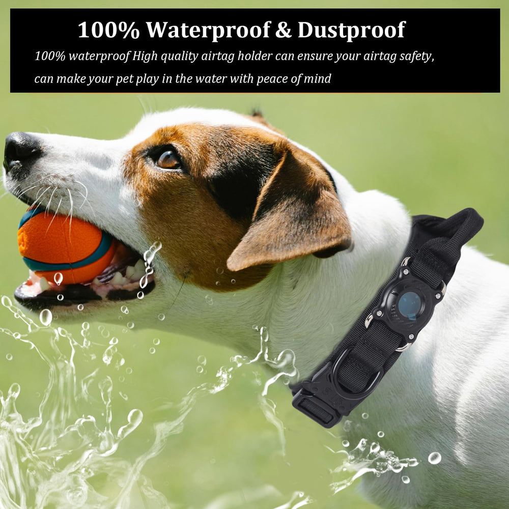 Xqpetlihai collar features double security with quick-release buckle