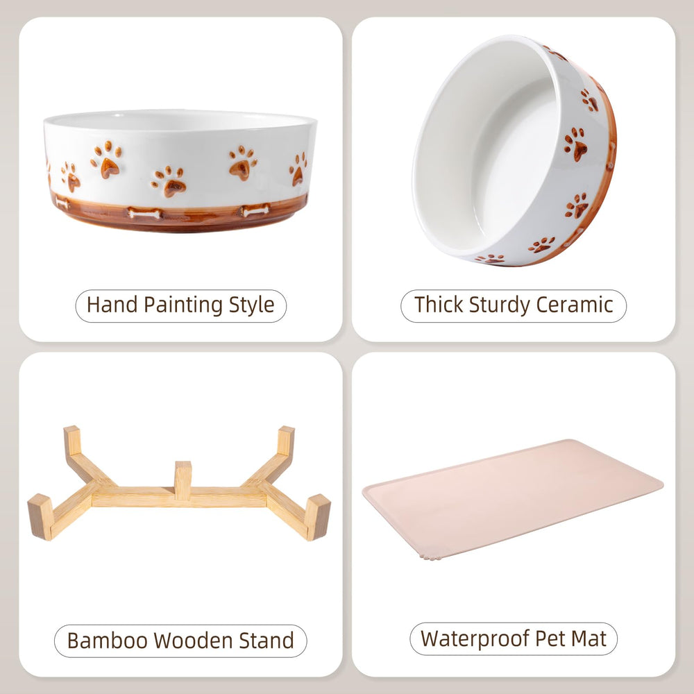 XRBEOU bowls are dishwasher-safe and microwave-safe for quick warming.