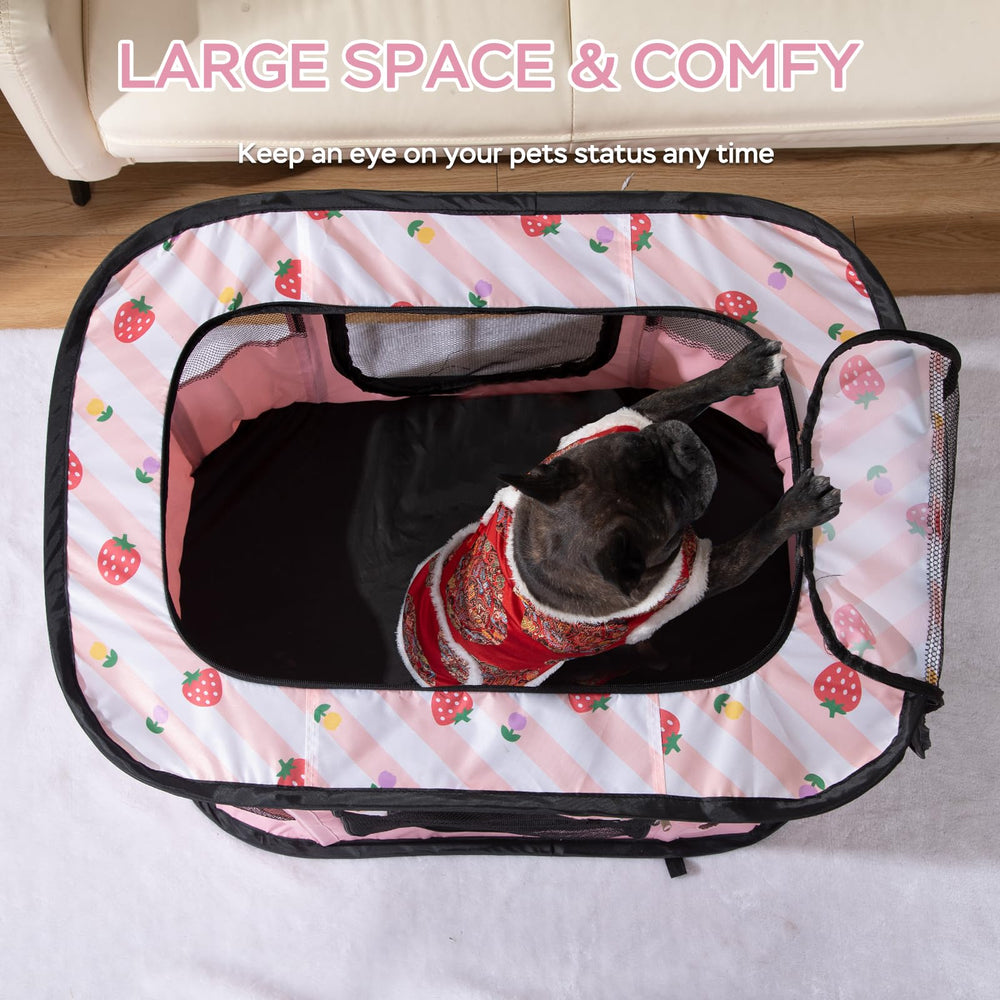 XRG playpen uses 600D Oxford fabric for durability and odor resistance.