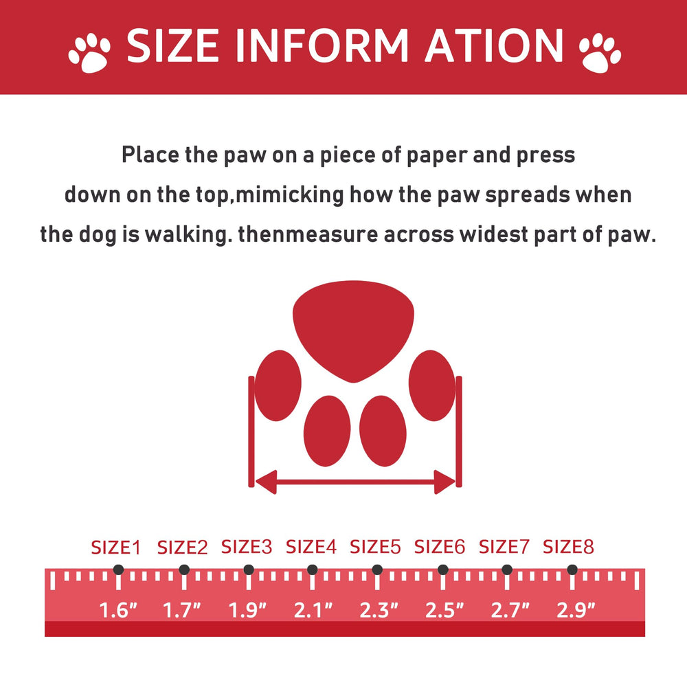 XSY&G dog boots red size 3 side view showing anti-slip sole.