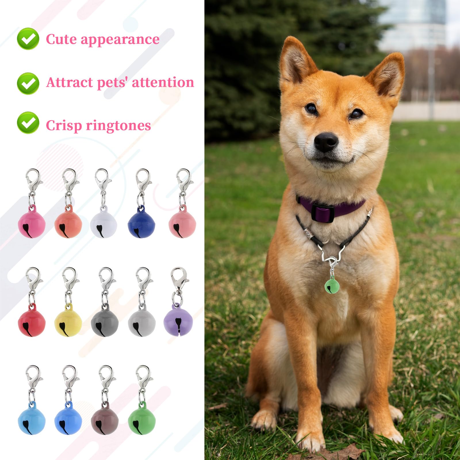 Xthrotsenk multipurpose pet bells also make charming home decor accents.