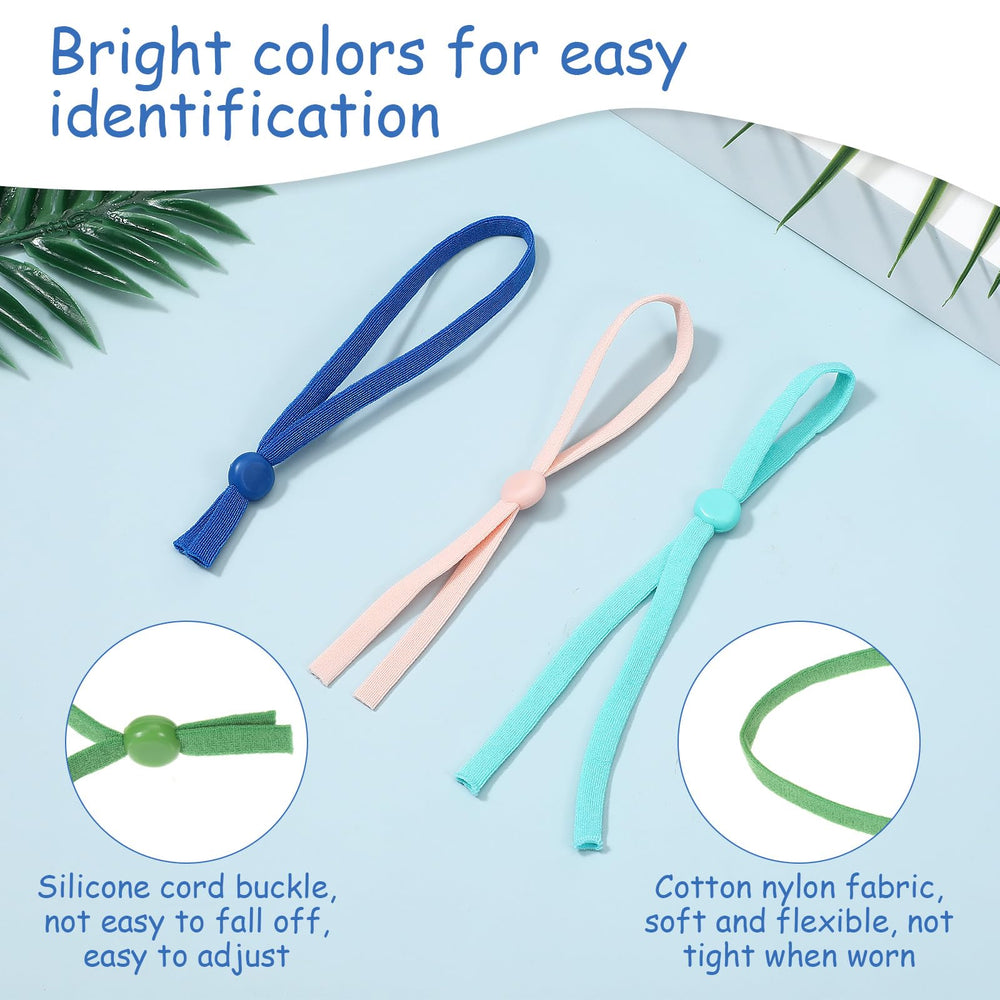 Xthrotsenk whelping collars color range close-up shows 15 vibrant colors for clear litter identification.