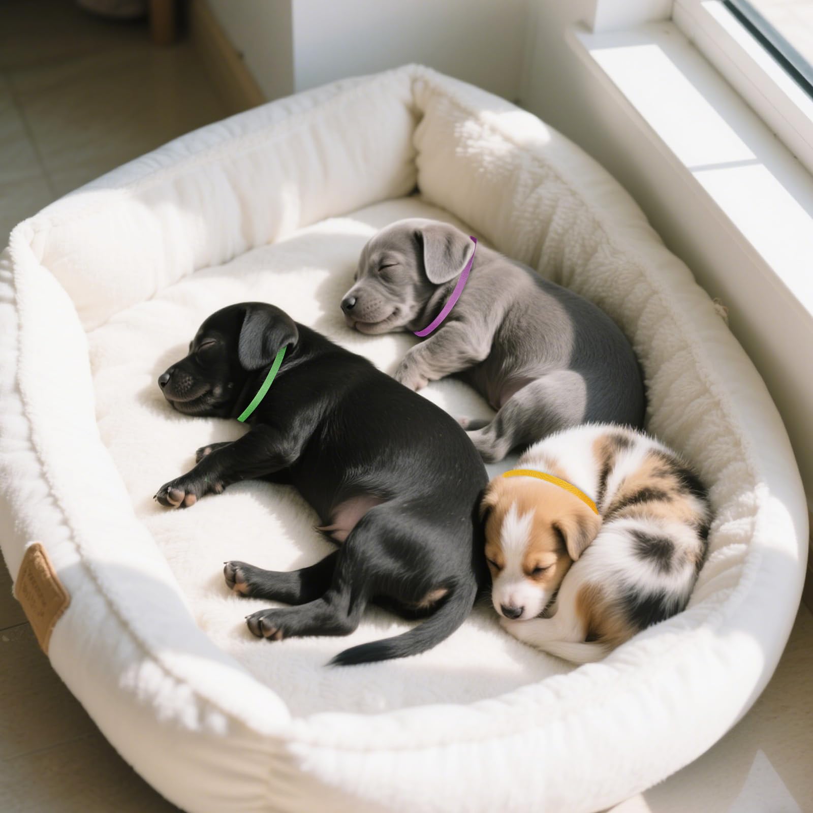 Xthrotsenk whelping collars washable-reusable photo emphasizes cost-saving, long-term use.