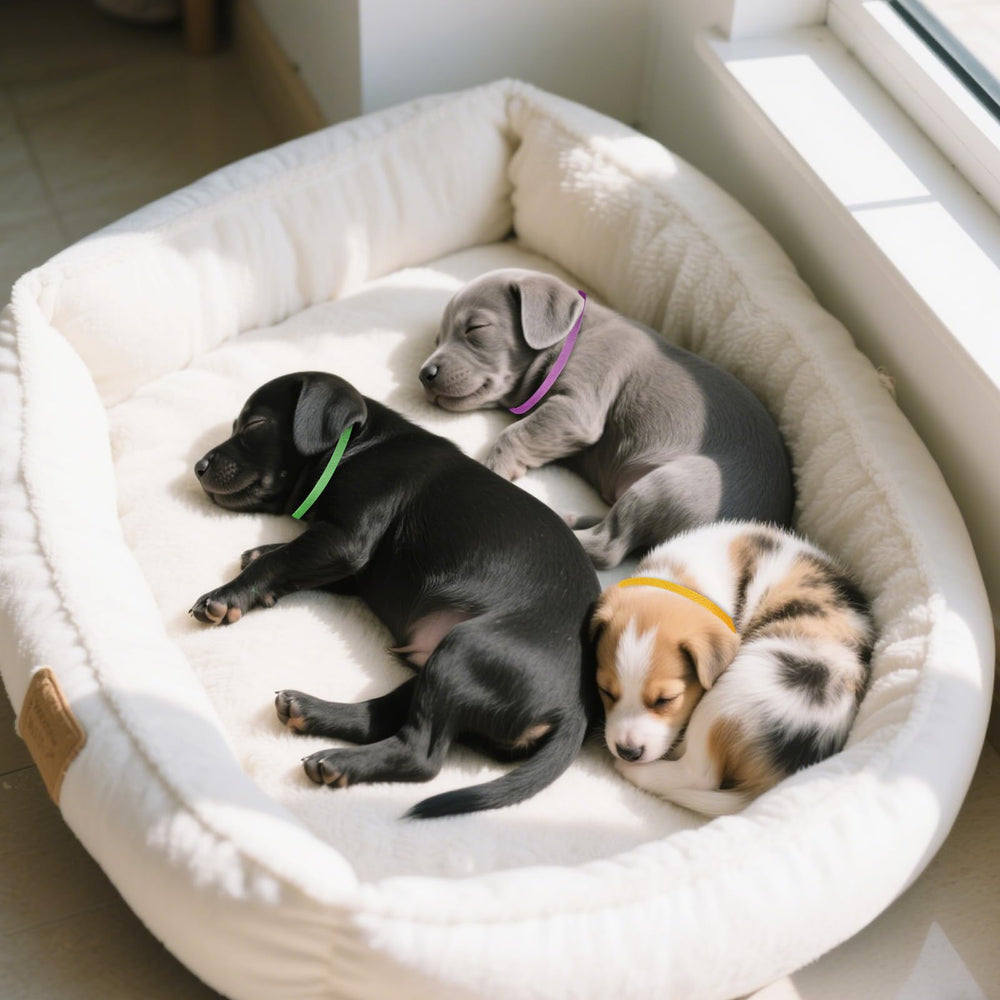 Xthrotsenk whelping collars washable-reusable photo emphasizes cost-saving, long-term use.