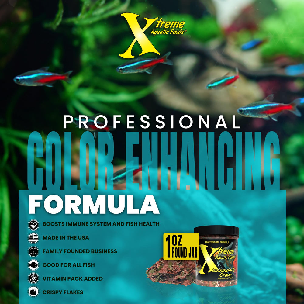 Xtreme Community Crave balanced mix aiding digestive health in fish