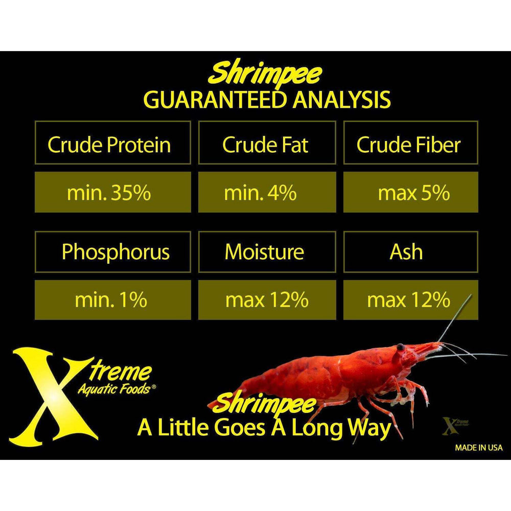 Xtreme Shrimpee USA-made label emphasizes quality proteins and minerals
