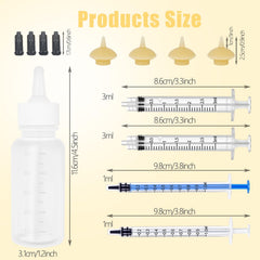 Xuanda silicone nipples soft and safe for newborn kittens and puppies.