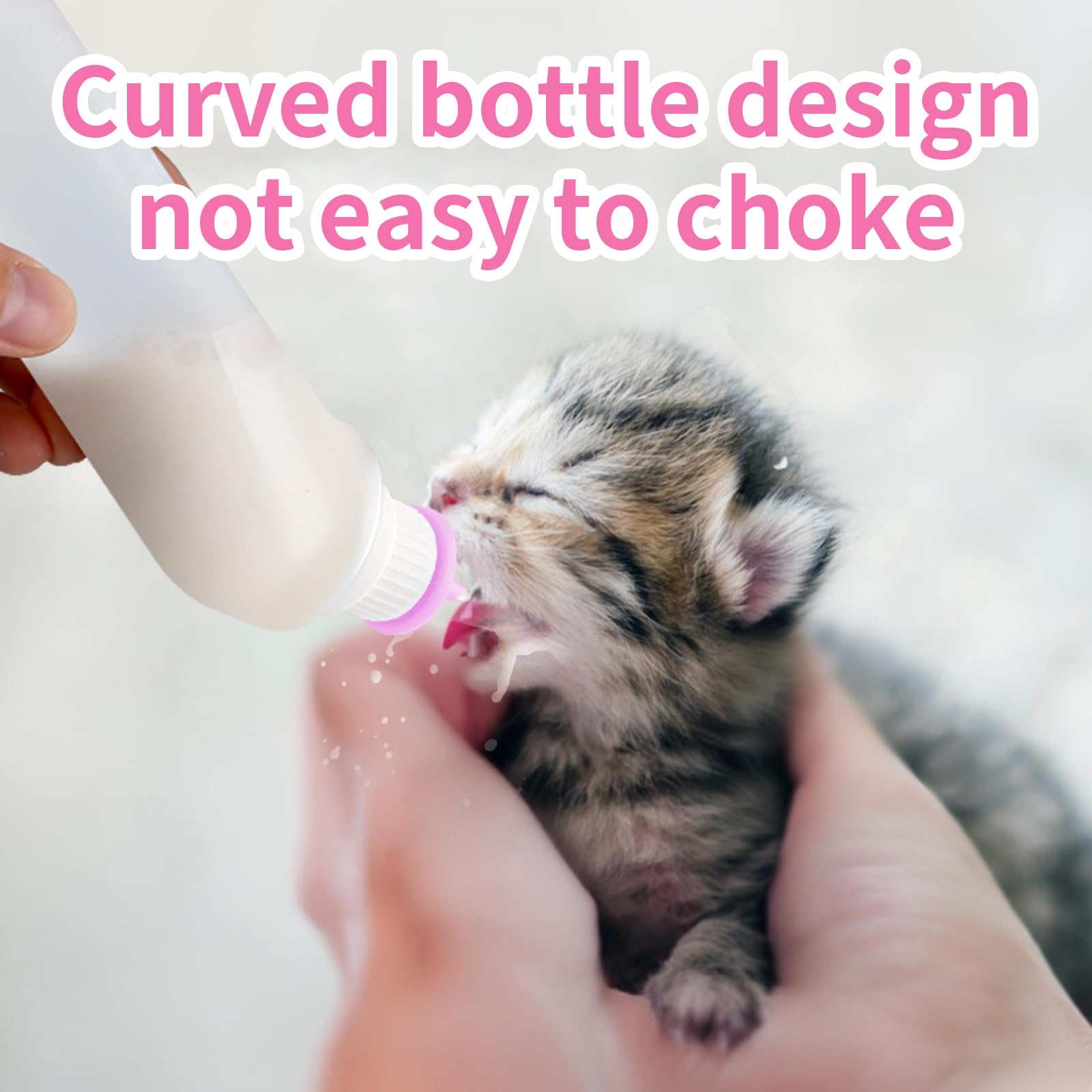 Xuandea ergonomic bottle handle reduces hand fatigue while feeding.