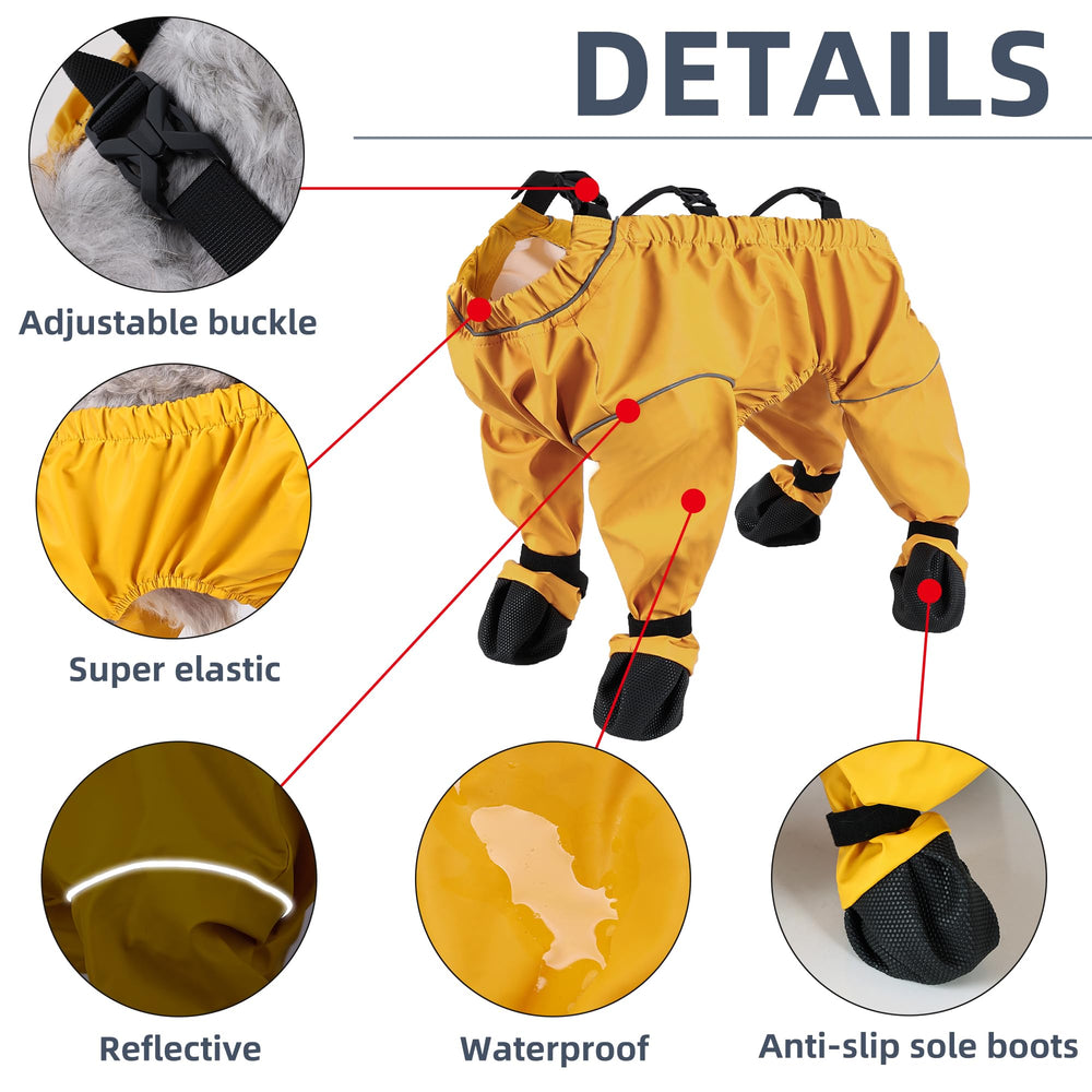 XUANNIAO dog suspender booties breathable material keeps paws cooler in warm weather