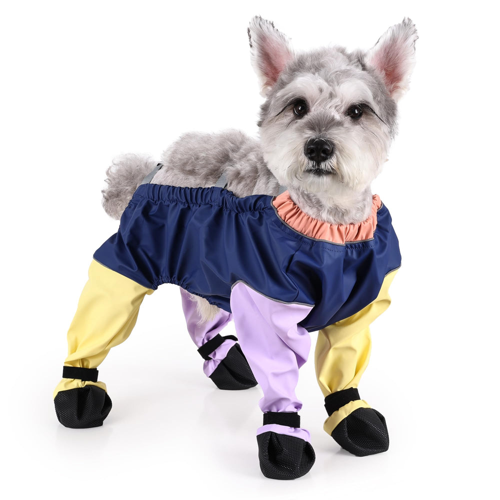XUANNIAO dog suspender booties wide opening ease of wearing and secure fit for dogs