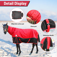 XUANNIAO horse blanket neck-cover detachable for versatile turnout use