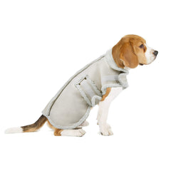 XUANQIFC dog winter jacket close-up fleece highlights warmth and soft texture.