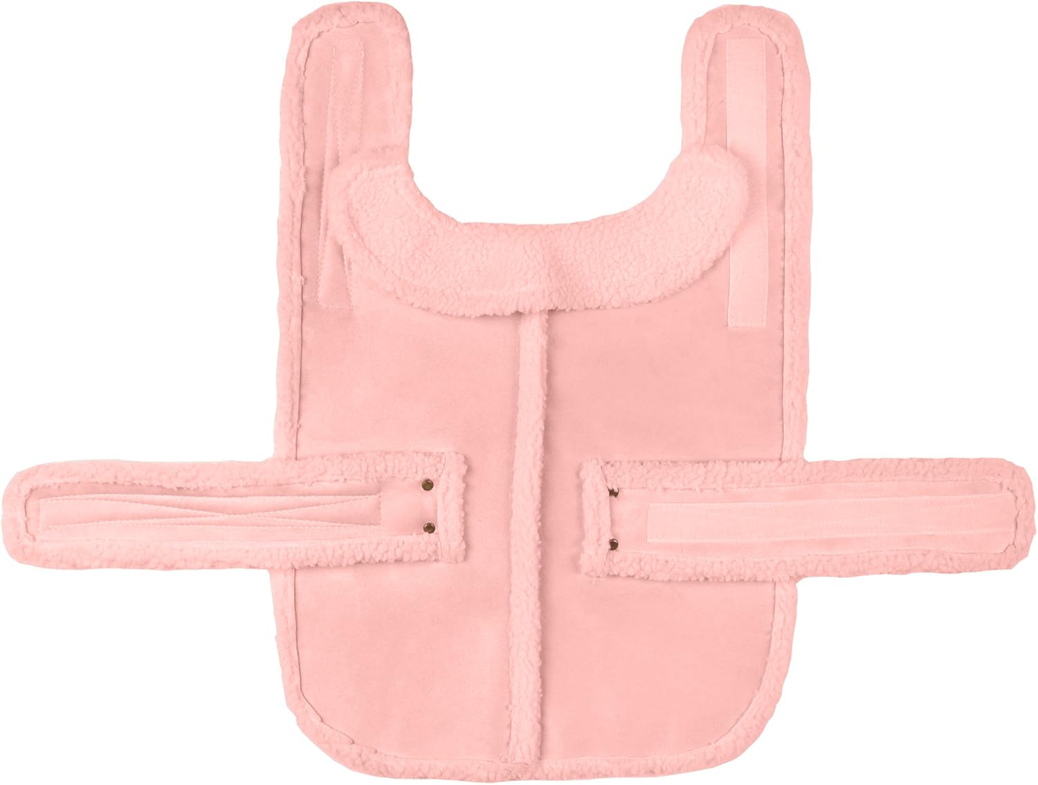 XUANQIFC dog winter jacket close-up fluffy fleece texture and plush collar