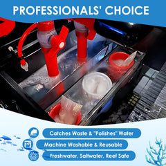 XUANZIKEMAO saltwater and freshwater compatible filter bag supports versatile aquarium maintenance.
