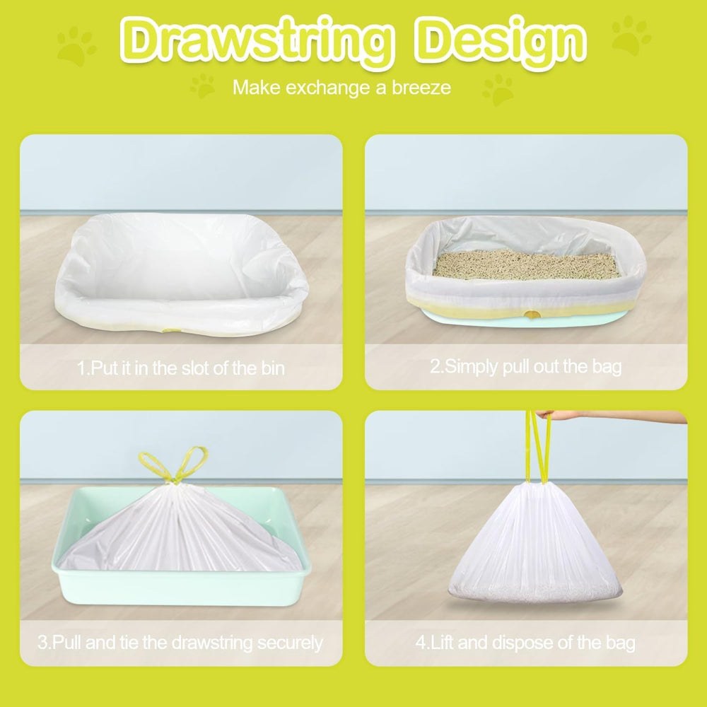 XUEPETT 37 inch by 18 inch liners fit most open litter boxes with ease