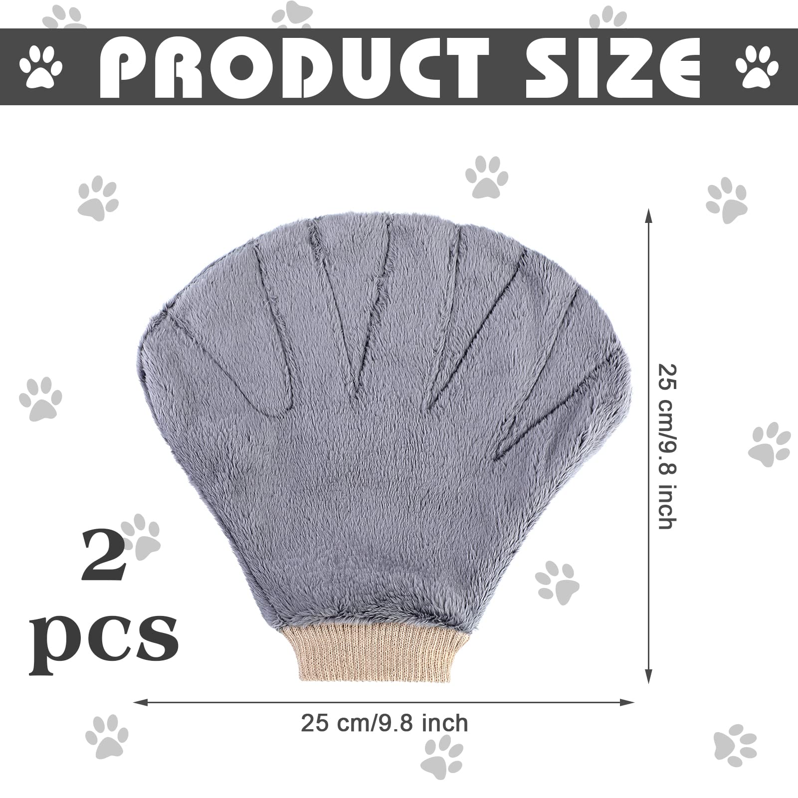 Xuhal soft coral velvet gloves enable calm handling for small pets