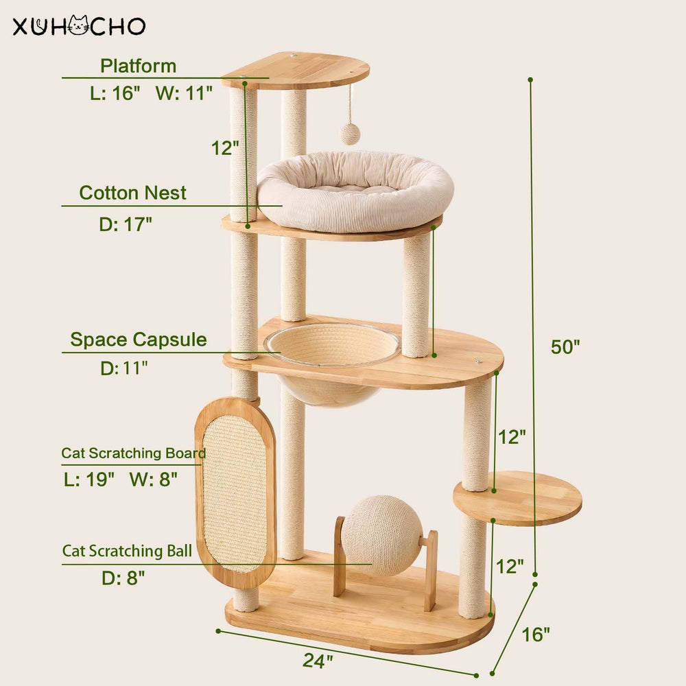 XUHOCHO ladder design invites climbing with roomy cushions.