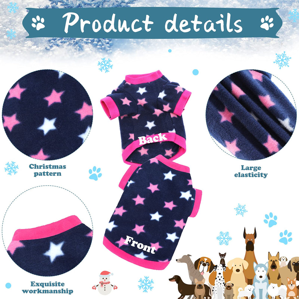 Xuniea colorful dog pajamas for festive outfits and photos