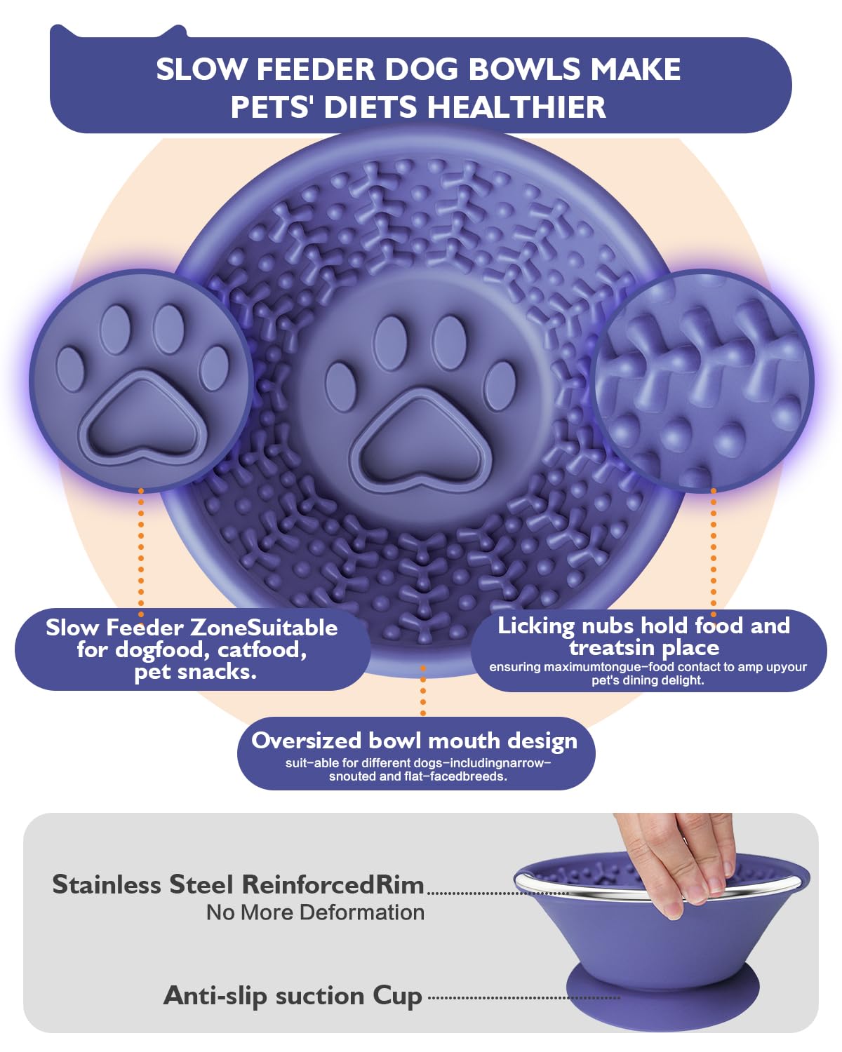 XUOEGUZ BPA-free silicone ensures safe daily use and easy cleaning.